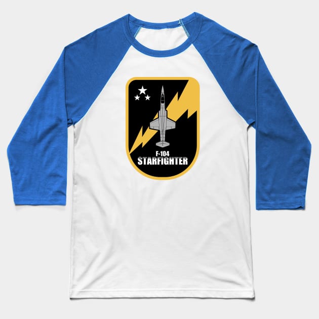 F-104 Starfighter Baseball T-Shirt by TCP